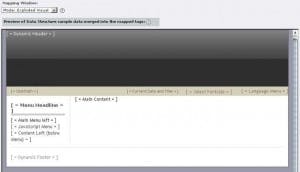 Das Template erscheint in der Vorschau mit Dummy-Text. Das Template erscheint in der Vorschau mit Dummy-Text.