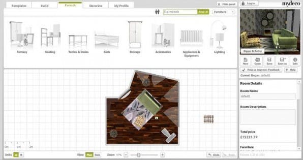 Mit dem 3D-Raumplaner lassen sich Zimmer designen und von der Lampe über das Sofa bis hin zu den Tapeten einrichten. Mit dem 3D-Raumplaner lassen sich Zimmer designen und von der Lampe über das Sofa bis hin zu den Tapeten einrichten.