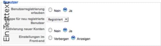 Ist in der Konfiguration die Benutzerregistrierung erlaubt , so können sich Benutzer im Frontend für geschützte Bereiche anmelden. Ist in der Konfiguration die Benutzerregistrierung erlaubt , so können sich Benutzer im Frontend für geschützte Bereiche anmelden.