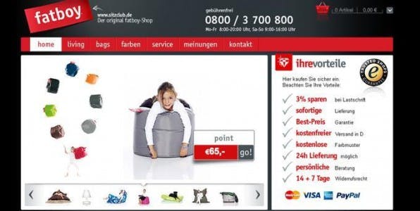 www.sitzclub.de - Gewinner des Usability-Awards - macht vieles richtig: Klares und professionelles Layout, Gütesiegel, Vorteilsargumentation und eingeblendete Telefonnummer sind die wichtigsten vertrauensbildenden Elemente. www.sitzclub.de - Gewinner des Usability-Awards - macht vieles richtig: Klares und professionelles Layout, Gütesiegel, Vorteilsargumentation und eingeblendete Telefonnummer sind die wichtigsten vertrauensbildenden Elemente.