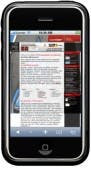 Eine identische Darstellung von herkömmlichen Websites auf dem iPhone scheitert oft schon an dem zur Verfügung stehenden Platz. Eine identische Darstellung von herkömmlichen Websites auf dem iPhone scheitert oft schon an dem zur Verfügung stehenden Platz.