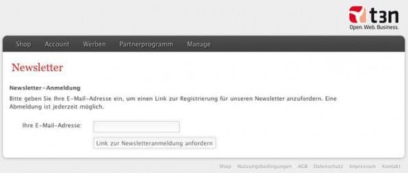 Mit der Verwendung des Double-Opt-In-Verfahrens können Online-Händler sicher stellen, dass sie ihren Newsletter lediglich an Empfänger senden, die sich über ihre eigene Mail-Adresse angemeldet haben. Mit der Verwendung des Double-Opt-In-Verfahrens können Online-Händler sicher stellen, dass sie ihren Newsletter lediglich an Empfänger senden, die sich über ihre eigene Mail-Adresse angemeldet haben.