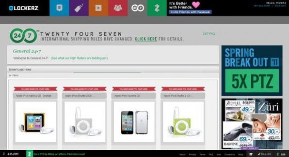 Lockerz ist ein aufstrebender Dienst, der seine Nutzer für das, was man ohnehin online macht, mit Preisnachlässen für Produkte belohnt. Lockerz ist ein aufstrebender Dienst, der seine Nutzer für das, was man ohnehin online macht, mit Preisnachlässen für Produkte belohnt.