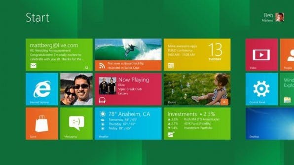 Die Metro-Style-Apps in Windows 8 werden über Microsofts Cloud-Dienst Windows Live in Echtzeit mit anderen Geräten synchronisiert. Die Metro-Style-Apps in Windows 8 werden über Microsofts Cloud-Dienst Windows Live in Echtzeit mit anderen Geräten synchronisiert.