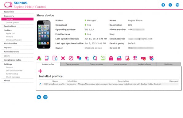 Der britische Sicherheitsanbieter Sophos bietet mit Mobile Control eine umfassende MDM-Lösung, die Mobile-Sicherheit in den Fokus stellt.