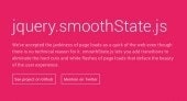 Animationen mit SmoothState.js.