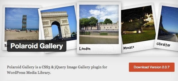 WordPress-Gallery-Plugin_PolaroidGallery Mit Polaroid Gallery erhält dein WordPress-Blog einen angenehmen Retro-Touch