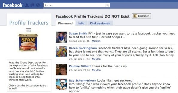 Facebook_ProfileTracker Es gibt sogar schon eine Gruppe bei Facebook, die vor Profile Trackern warnt