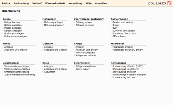 Collmex Buchhaltungslösung