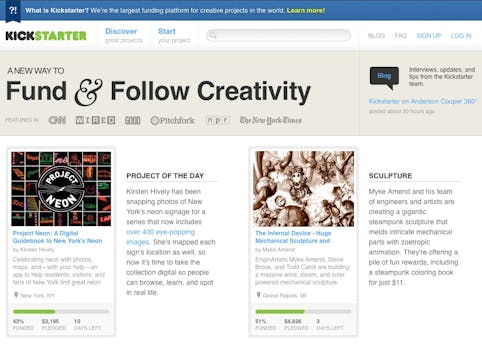 Crowdfunding: 13 extrem coole Kickstarter Projekte