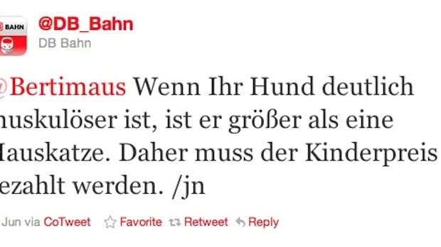 Spaß mit @DB_Bahn – Heute: Die muskulöse Bulldogge