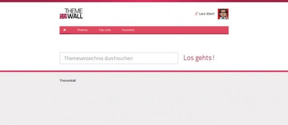Jetzt ist auch das Suchfeld vorhanden.