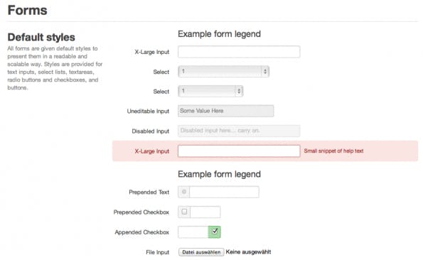 bootstrap-formulare