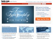 Webfontdienst: Fonts.com