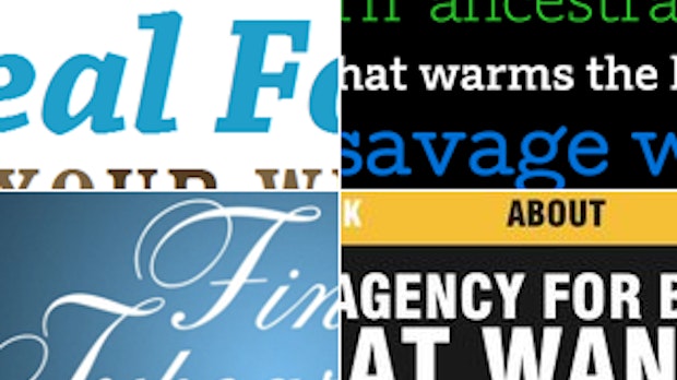 Webfont-Dienste im Vergleich: alles, nur nicht Verdana