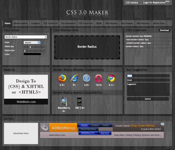 css3-generator css 3 maker