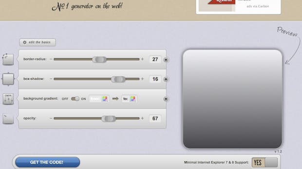 CSS3-Generatoren im Vergleich
