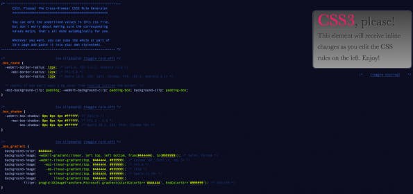 css3-generator css3please