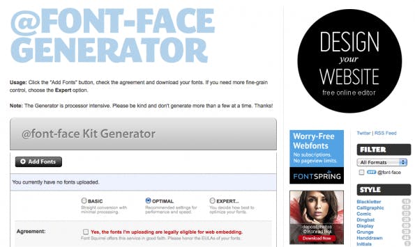css3-generator fontface