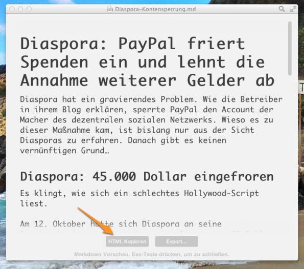 byword-markdown-exportvorschau