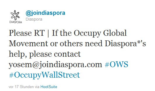 diaspora-occupywallstreet