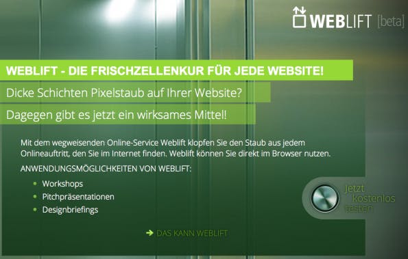 weblift-startseite