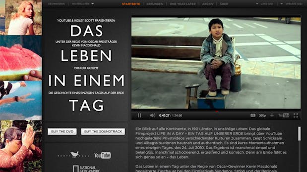 YouTube-Experiment „Life In A Day“ jetzt online