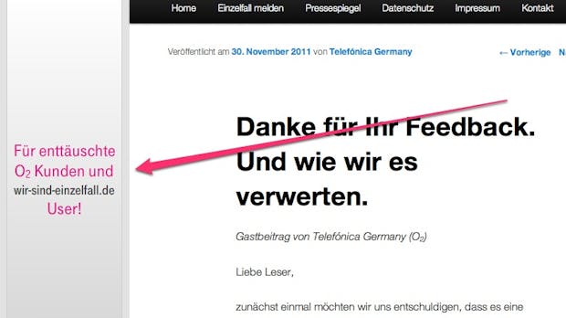 „Wir sind Einzelfall“: O2 übt sich in Kundennähe, Telekom in Häme