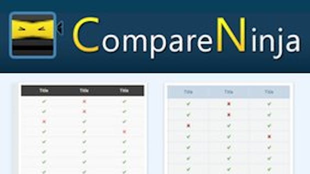 CompareNinja: Schicke Vergleichstabellen mit HTML und CSS
