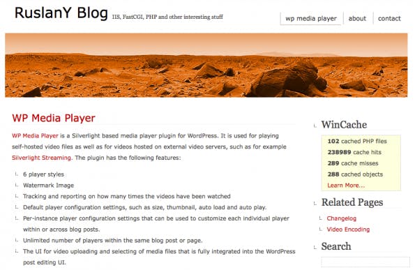 video-player WP media player