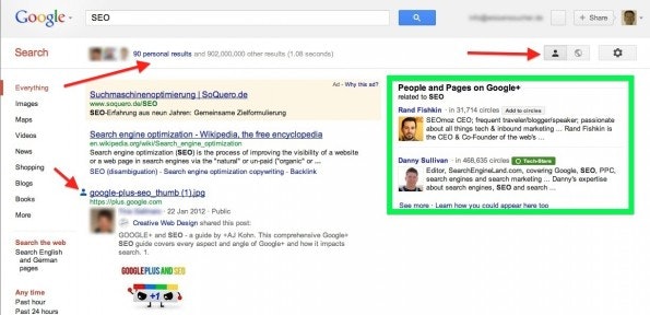 Google+SEO_personalisierteSuche