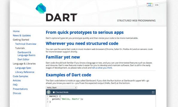 dart-website-screenshot