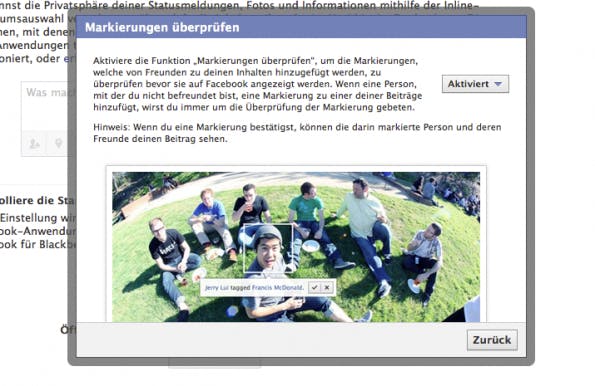facebook chronik markierungenpruefen