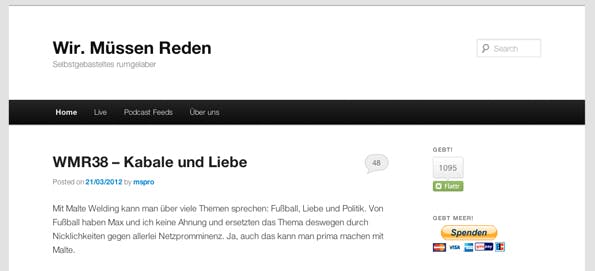 Wir. Müssen Reden Wir. Müssen Reden