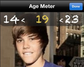 Age Meter iPhone App