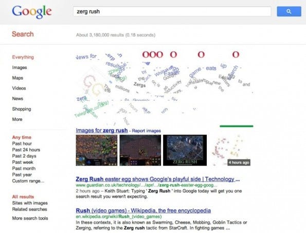 GoogleEasteregg_ZergRush_1