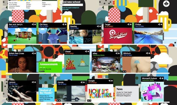 infinite scrolling brand new school