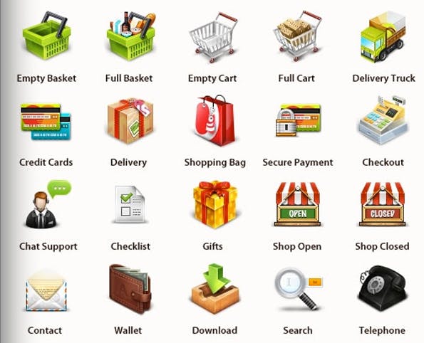 Kostenlose Icon-Sets