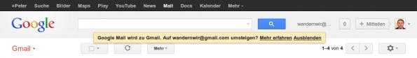 gmail googlemail wechsel