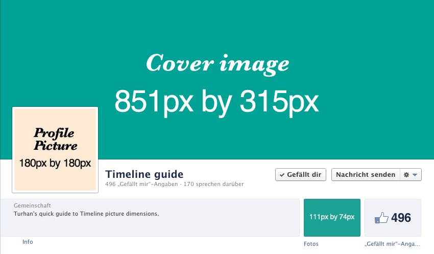 Timeline Guide: Alle Maße der Facebook Chronik auf einen Blick