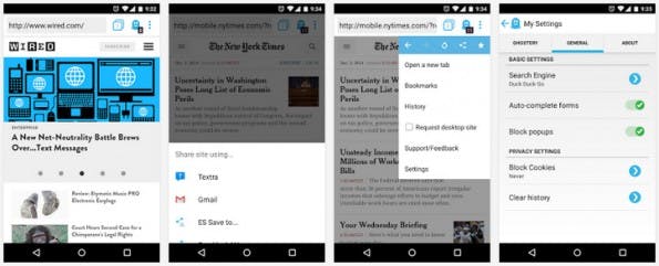 Android Browser: Ghostery verspricht vor allem besseren Datenschutz. (Screenshot: Play-Store)