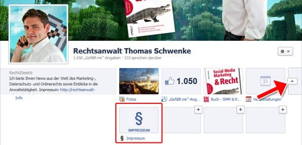 Impressum auf Facebook - Impressums-App Impressum auf Facebook - Impressums-App