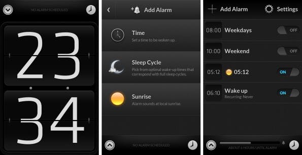 doubleTwist Alarm Clock komplett