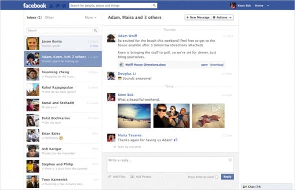 FacebookDesign_nachrichtenansicht