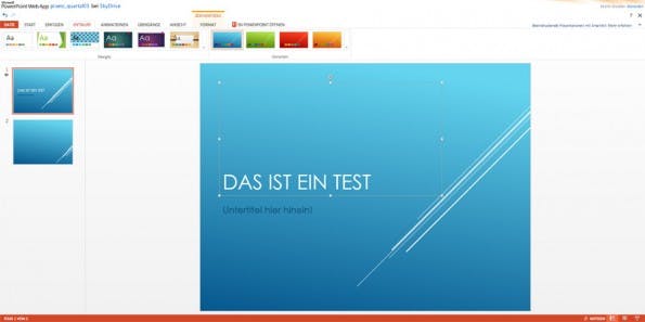 Microsoft Office Web-Apps PowerPoint