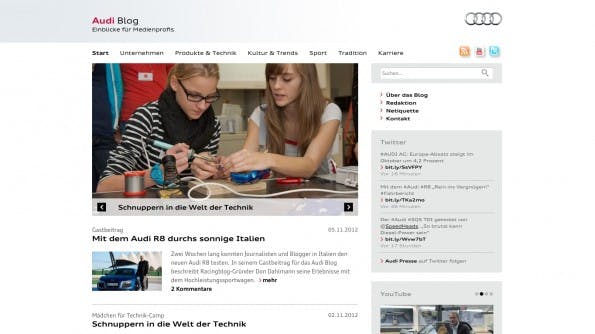 Corporate Blogs Audi