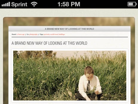 Gratis iPhone App Zapd erstellt Social Websites in 60 Sekunden
