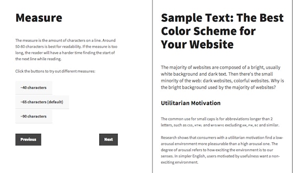 Interaktiver Guide zur idealen Typografie in Blogs