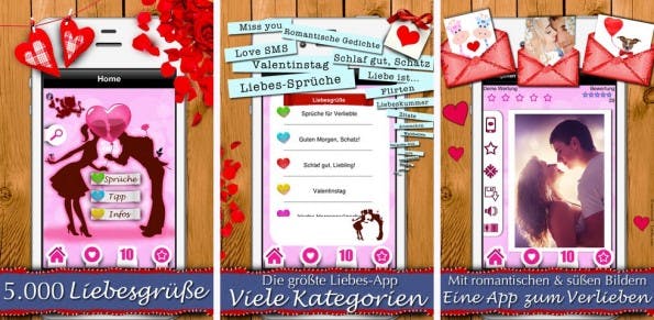 5000 Liebesgrüße Valentinstag