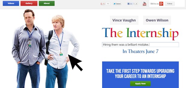 The Internship: Trailer und Website zum Google-Film sind da